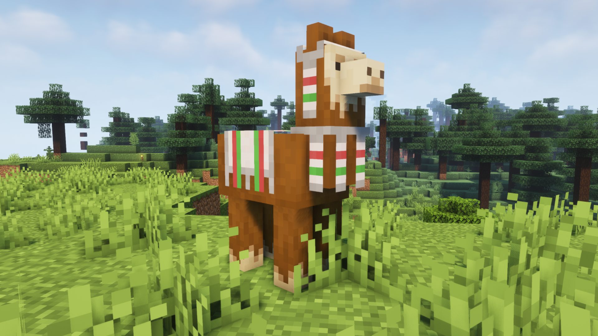 Minecraft llamas