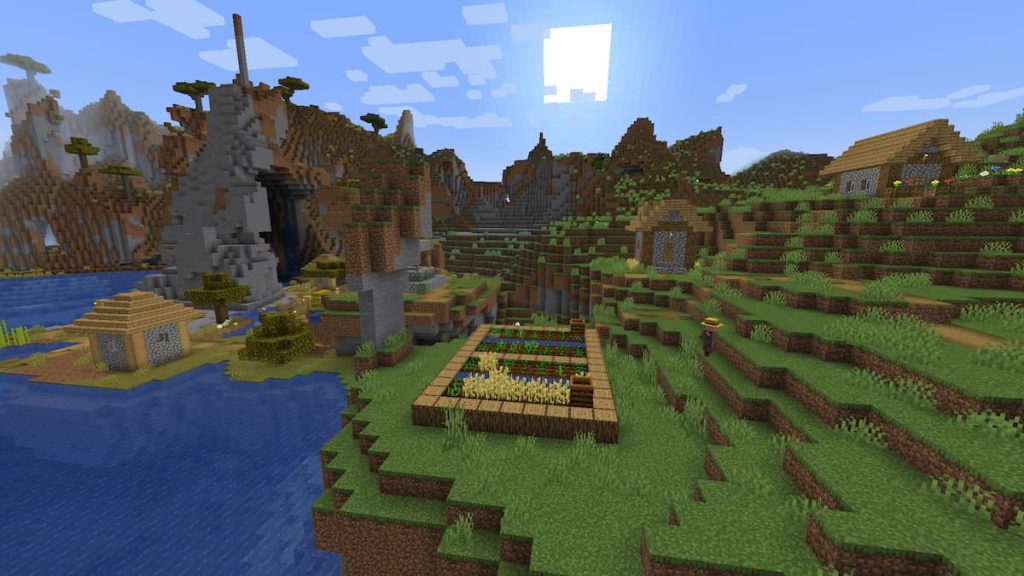 Village and cave