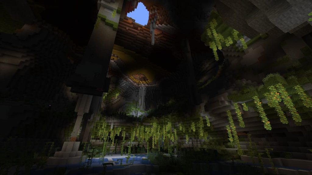 Minecraft  Hidden Lush Cave