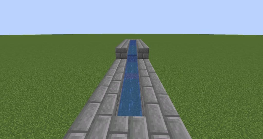 Flowing water channel