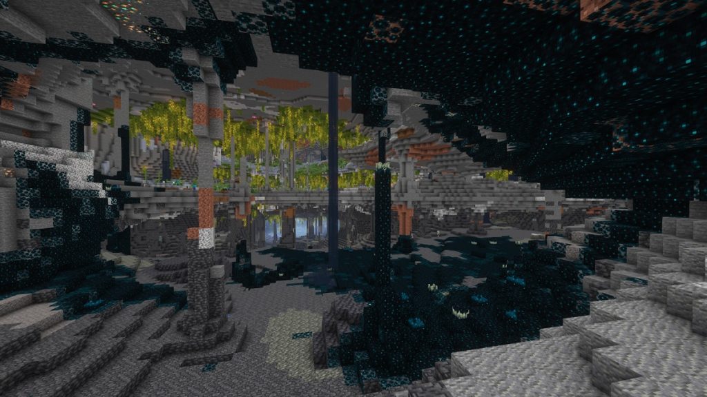 deep dark cavern