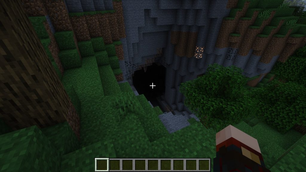 entrance to cave