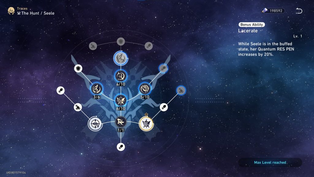 Honkai Star Rail Seele Traces