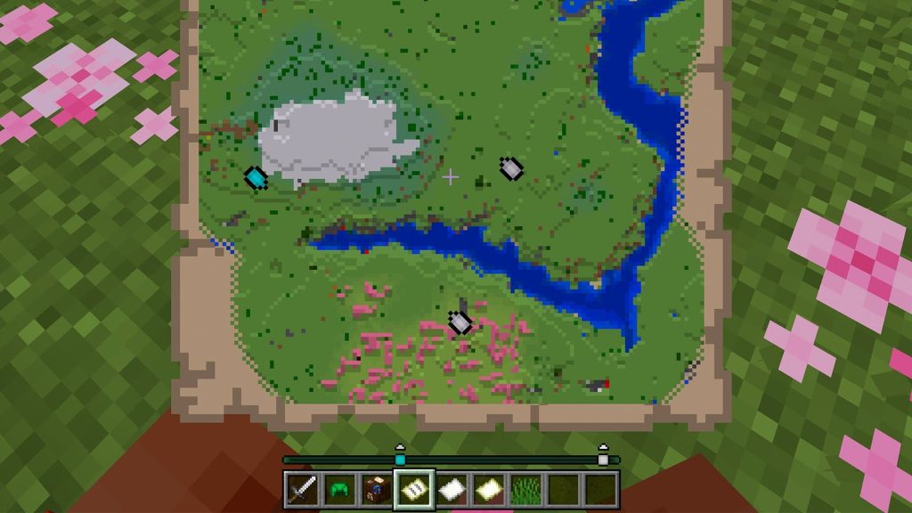 How Player Locator Bar minecraft looks