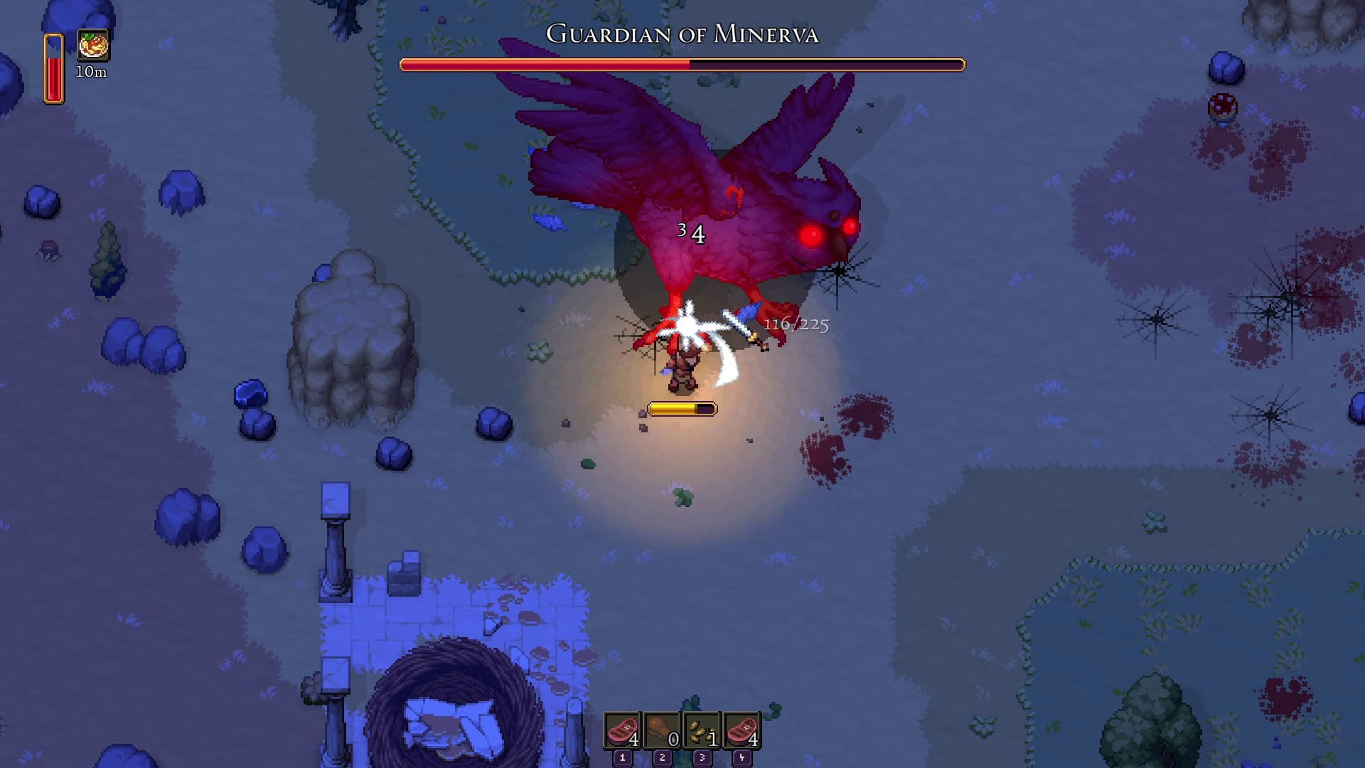 Romestead Guardian of Minerva giant owl boss guide