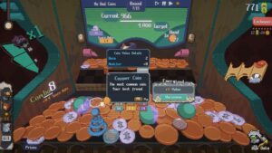 Energized coin in Raccoin Coin Pusher Roguelike