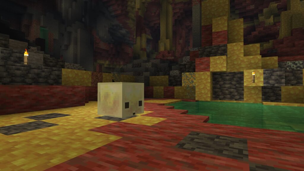 Sulfur Cube in Minecraft